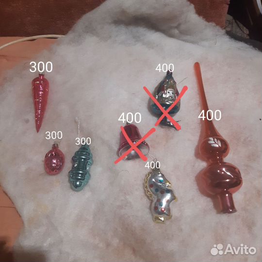 Елочные игрушки СССР