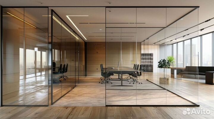 Перегородка из стекла с гарантией