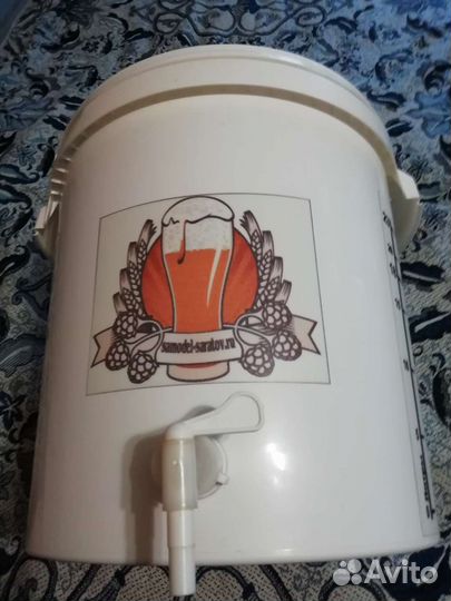 Бак для приготовления пива 24л+лопатка