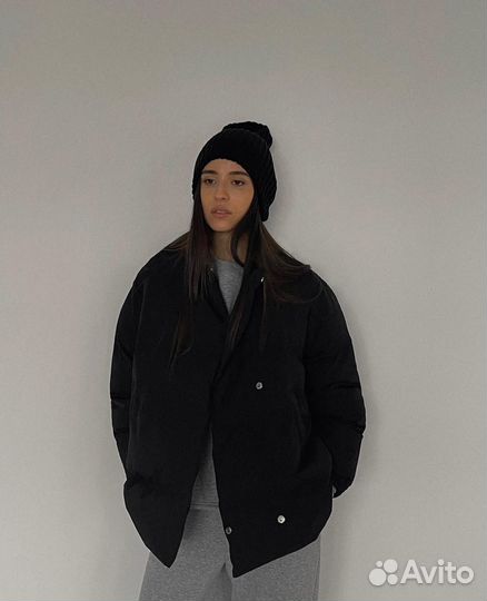 Черный водонепроницаемый пуховик Fligel Design