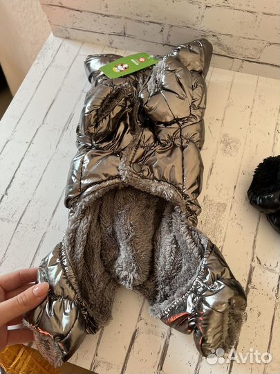 Пуховик для собак, новый. S/M/L