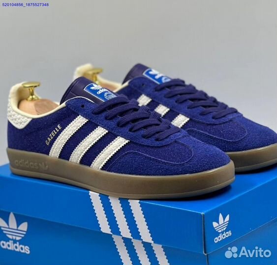 Кроссовки Adidas Gazelle Navy (Арт.43390)