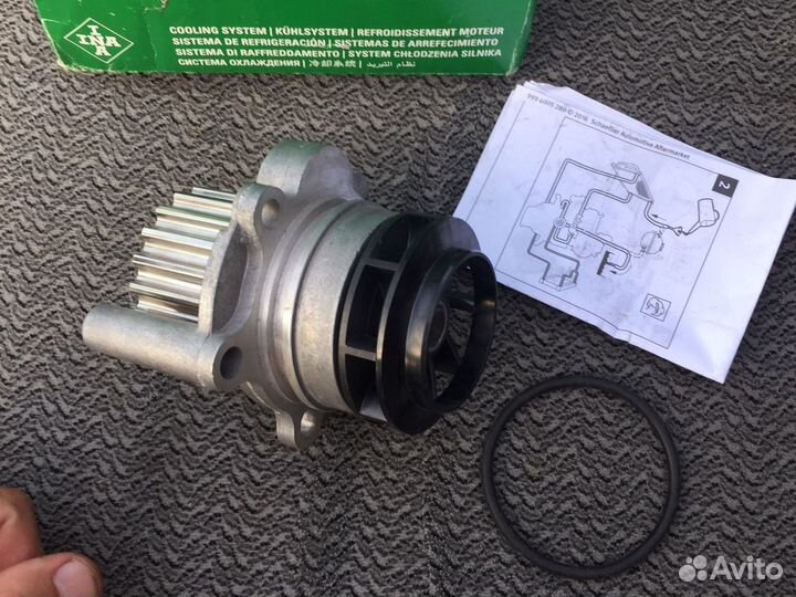 Ремень, ролик, помпа. Passat B5 1.9 TDI