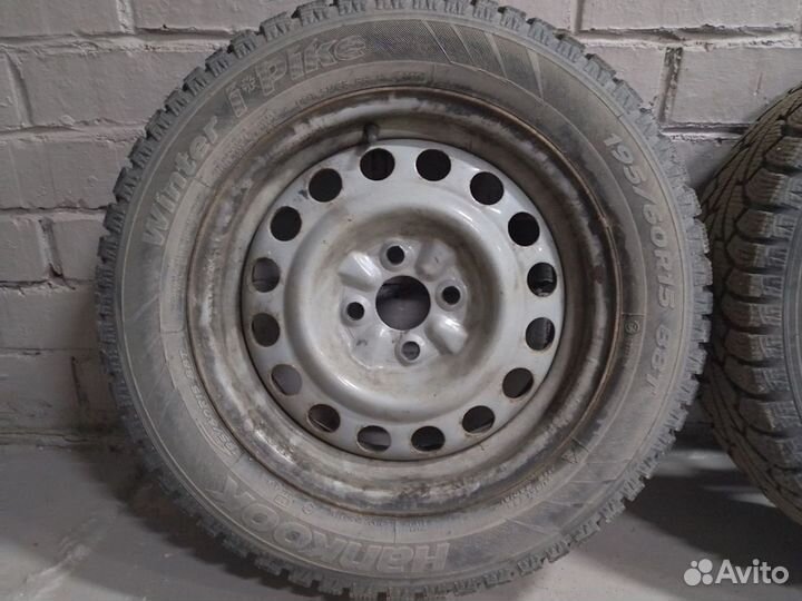 Колеса Hankook 195/60r15 (в сборе)