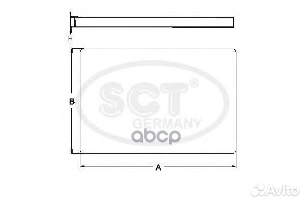 Фильтр салона SAK-265 citroen C5/C6/peugeot 407