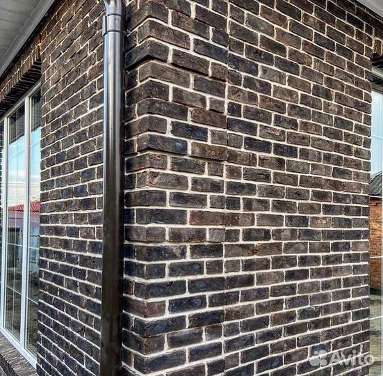 Кирпич Черный (Ретро-оникс) Ручная-Формовка WDF