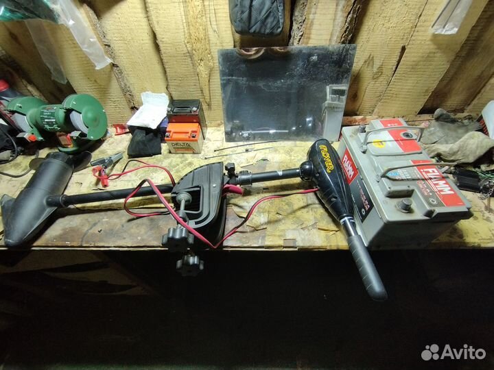 Электрический лодочный мотор flover