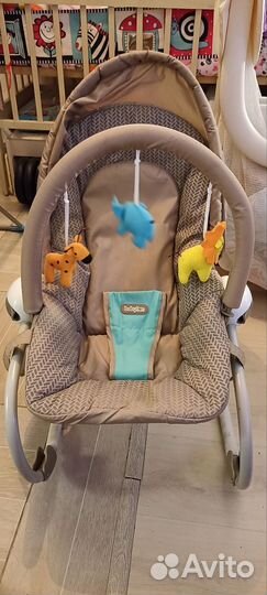 Детская качеля шезлонг