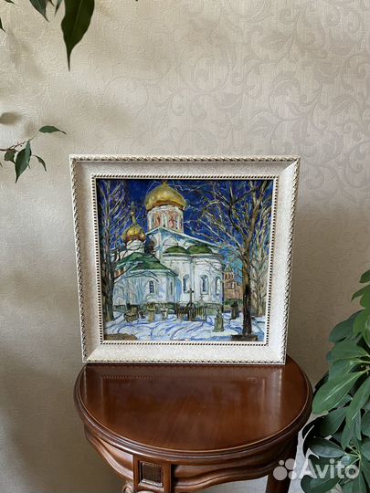 Картины маслом зимние пейзажи