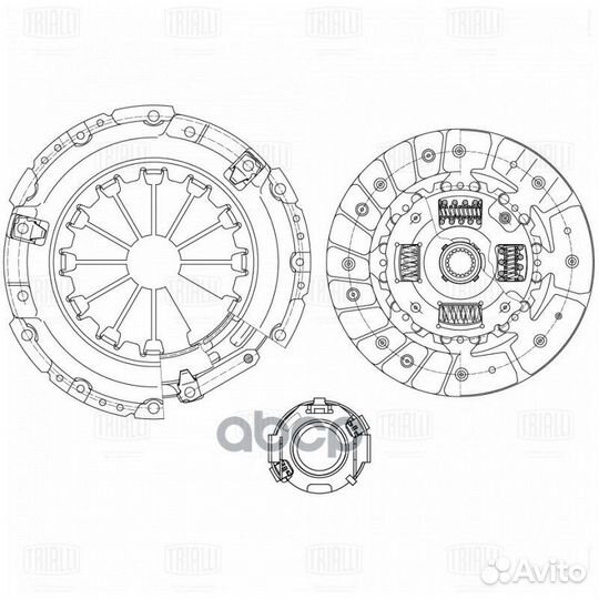 Сцепление в сборе (с мех. муфт.) FR 2712 Trialli