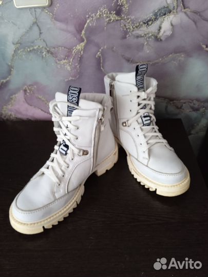 Ботинки женские натуральная кожа, 38 размер)