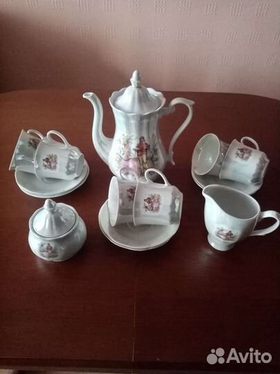 Чайный сервиз фарфор новый