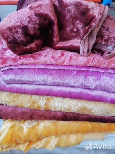 Плюш СССР отрезы скатерти