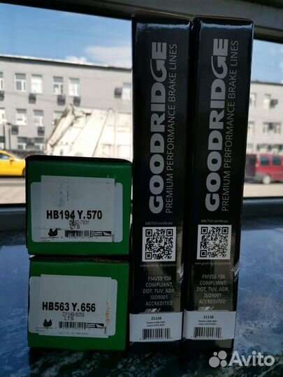 Тормозные колодки Jeep Srt8 WK1