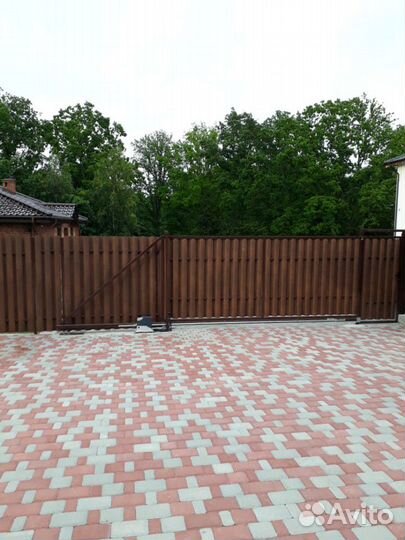 Ворота откатные, распашные, козырьки, балконы, лес