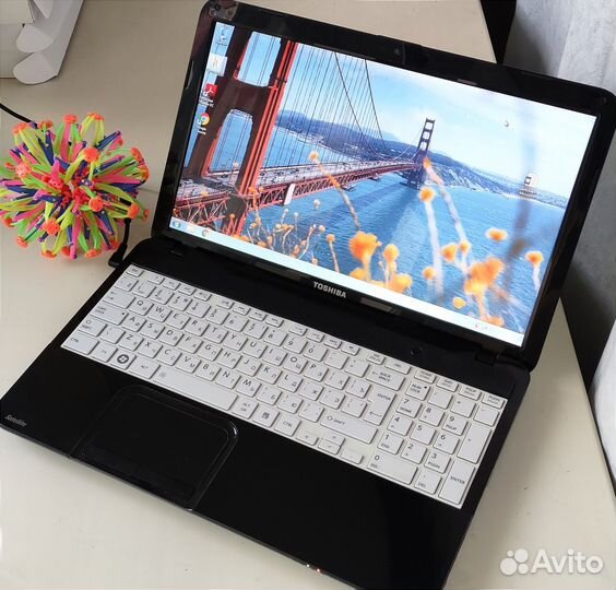 Мощный Ноутбук Toshiba/ssd