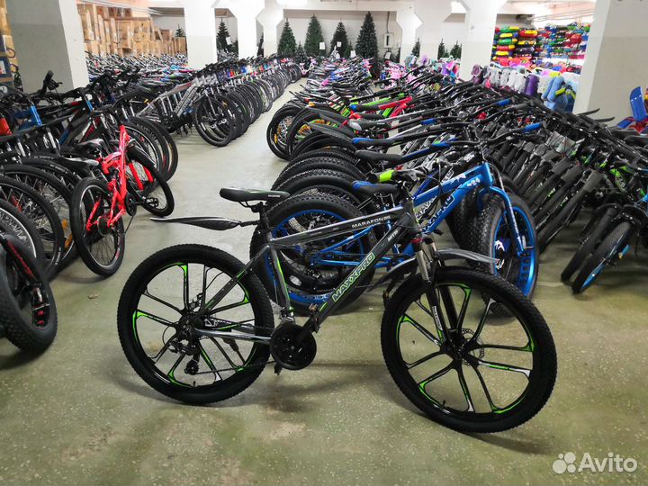 Велосипед 24 Marafon shimano(алюминий) литые диски