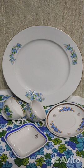Посуда СССР Блюда,блюдца,чашки,салатник вмф