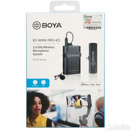 Беспроводная микрофонная система Boya BY-WM4 Pro-K