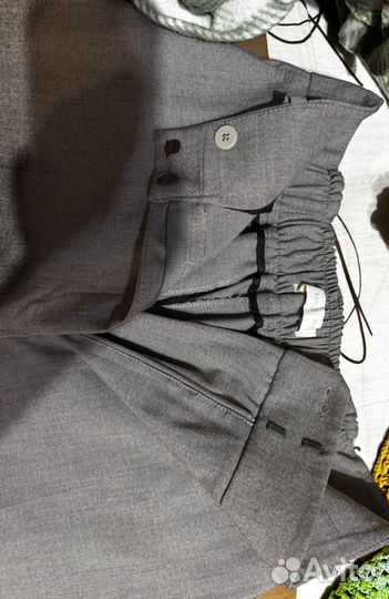 Брюки mango серые