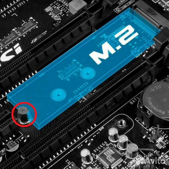 Крепёж для M.2 SSD (винт + стойка)