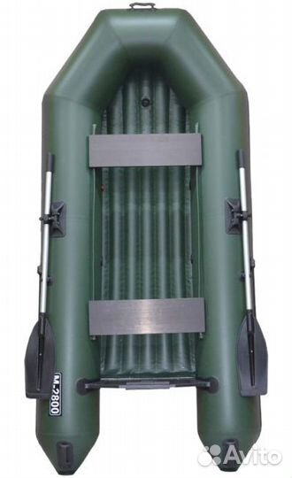 Лодка пвх под мотор двухместная Муссон 2800 нд с/ч
