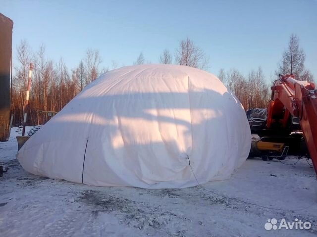 Быстровозводимый бокс. Бескаркасная палатка
