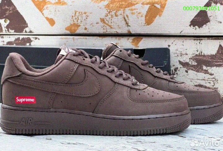 Кроссовки Nike Air Force x Supreme (Арт.99036)