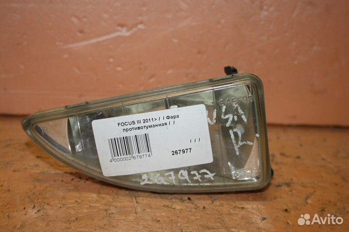 Фара противотуманная правая ford focus III 2011