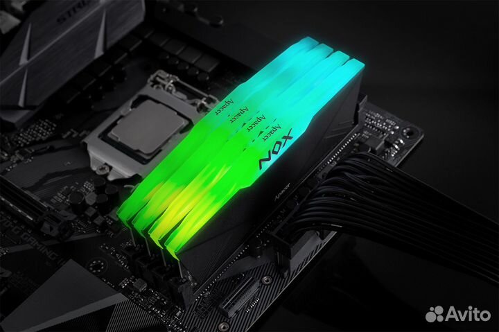 Красивая DDR4 Apacer NOX 3600mgz 18cl 2x8Gb