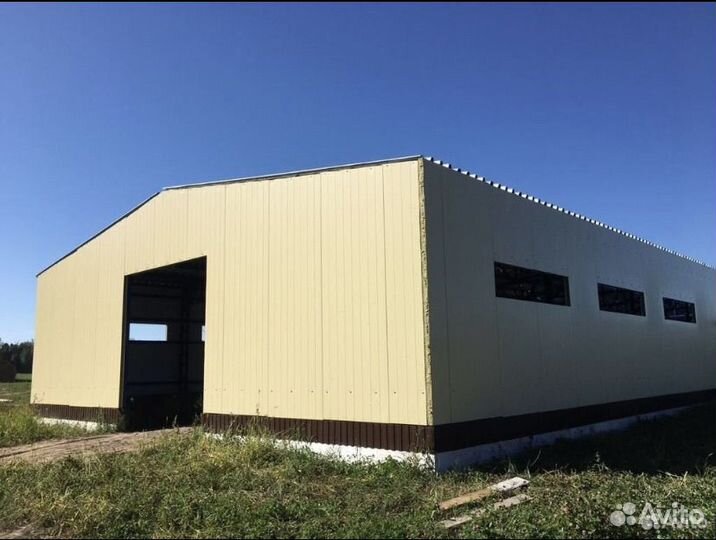 Строительство ангаров, складов из сэндвич панелей