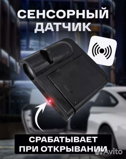 Проекция логотипа авто в двери 2 шт toyota