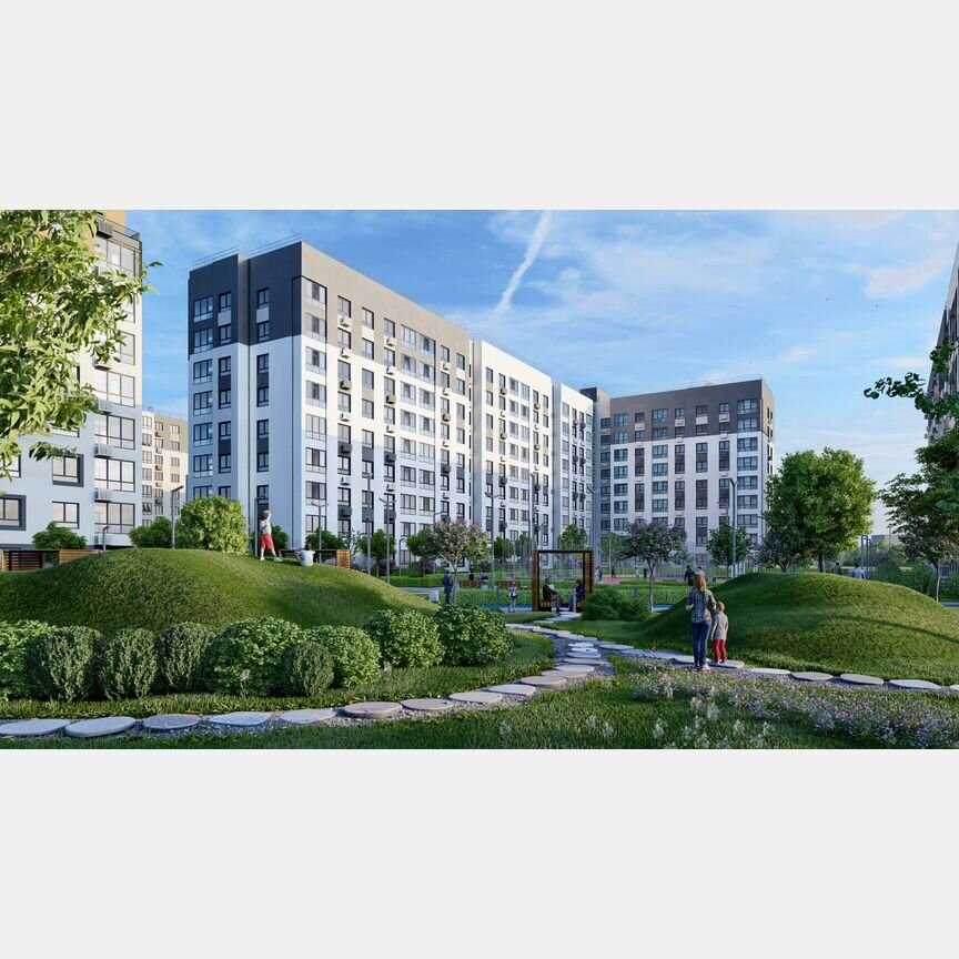 2-к. квартира, 58,3 м², 1/9 эт.