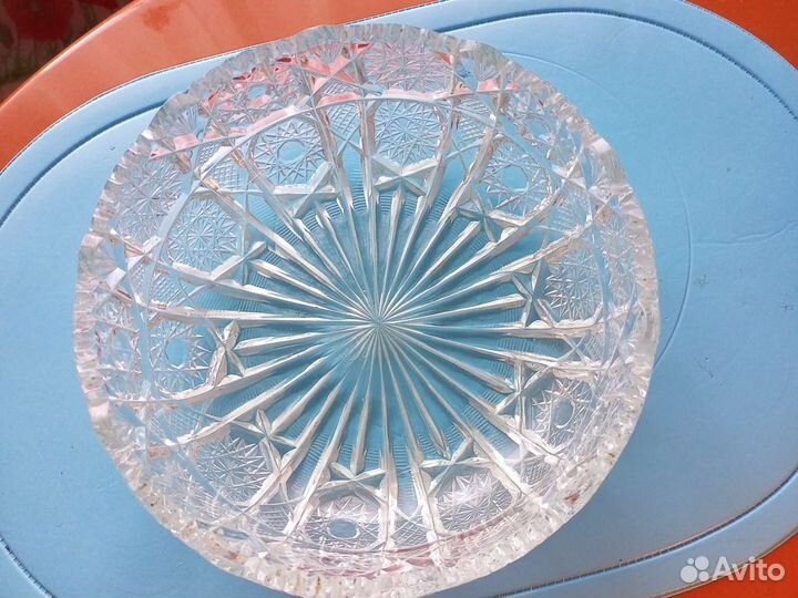 Ваза хрустальная большая СССР