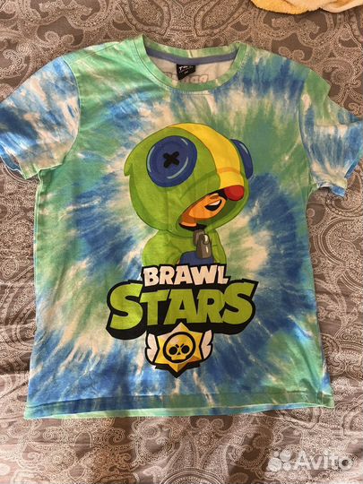 Футболка brawl stars leon