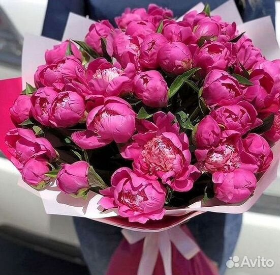 Пионы Букеты Цветы Доставка