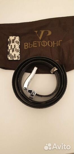 Мужской ремень натуральная кожа змеи питона