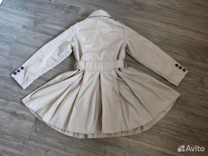 Плащ тренч для девочки 128