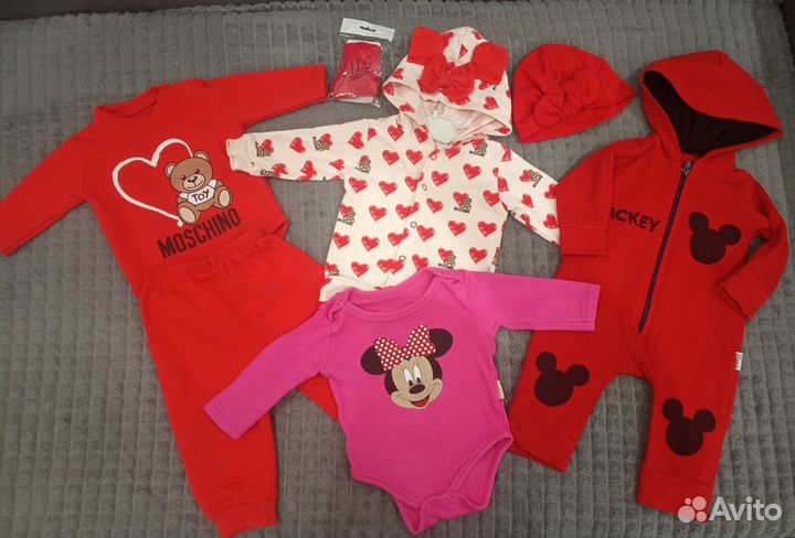 Детские вещи пакетом на девочку 56 68
