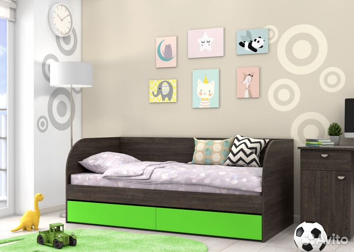 Детская кровать много вариантов расцветки