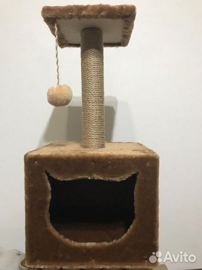 Домики для котиков, когтеточки, игровые комплексы