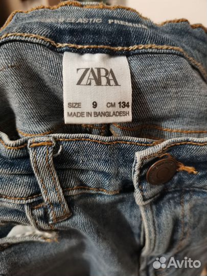 Джинсы zara унисекс