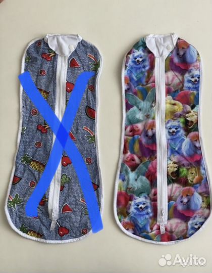 Пеленка кокон на молнии