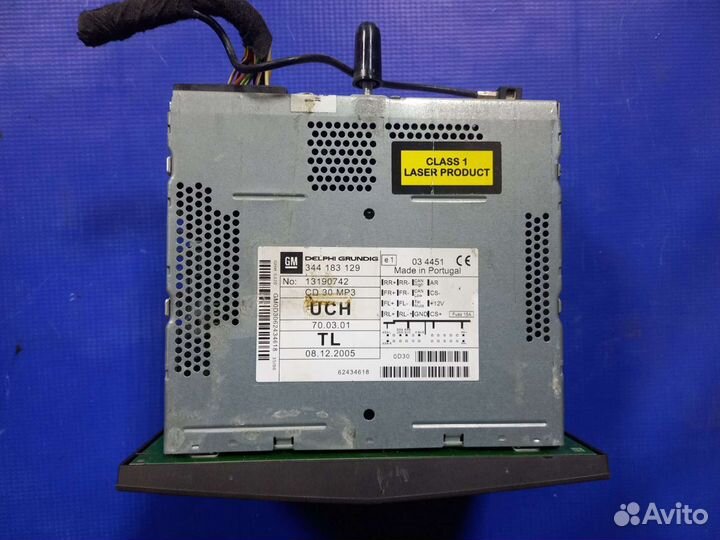 Магнитола opel astra h