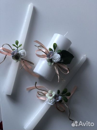 Свечи на заказ. Семейный очаг. Свадебные свечи