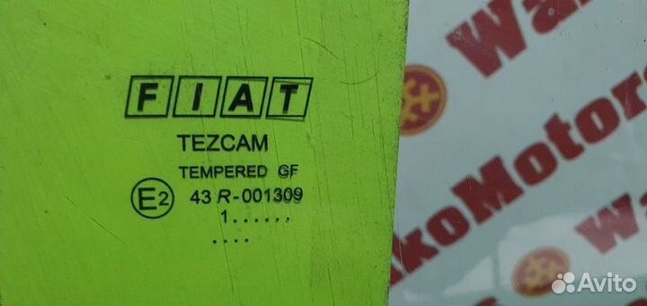 Стекло двери переднее правое Fiat Doblo минивэн