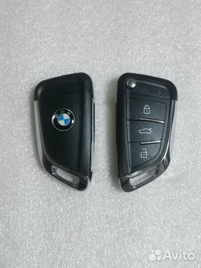 Pасклaднoй ключ BMW в сборе + чип PCF7935 HU92