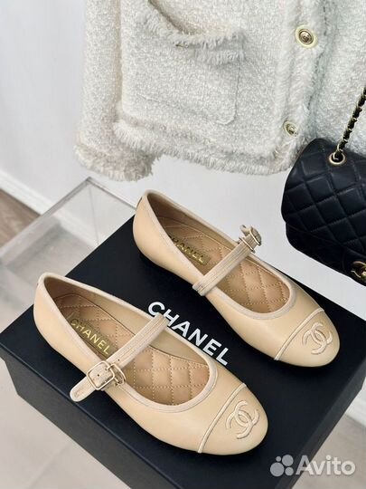 Балетки женские Chanel