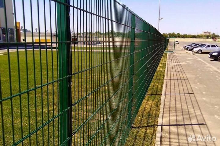 Забор 3Д гитерра под ключ
