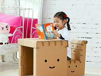 Детская мебель для игровой комнаты из гофрокартона